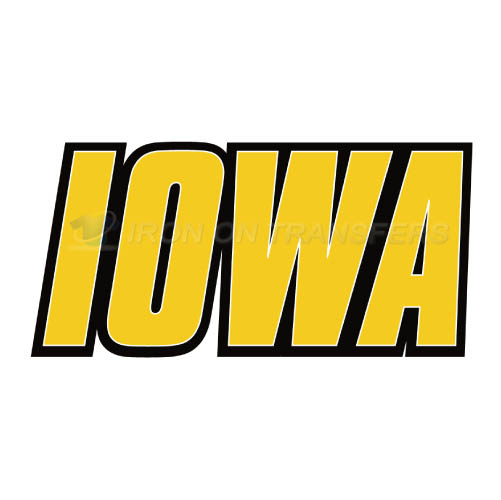 Iowa Hawkeyes Logo T-shirts Iron On Transfers N4649 - Click Image to Close